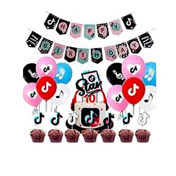 Tik Tok Party Decorations - Picture 1 of 3